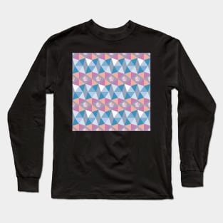 pentagons rose blue Long Sleeve T-Shirt